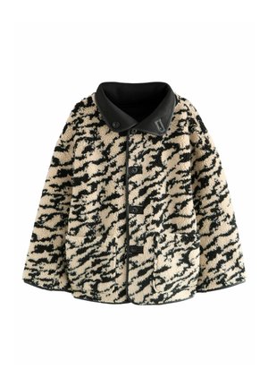 REVERSIBLE - Jas - black/ecru zebra print
