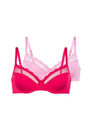 JANA 2 PACK - Sutien cu armătură - pink/pink