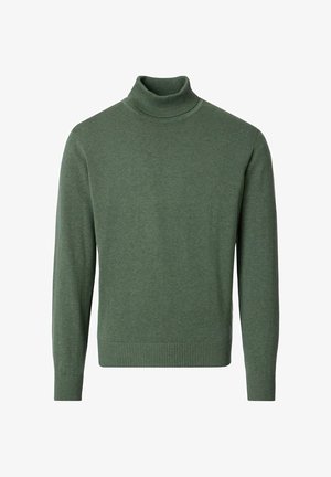 Redmond, REDMOND - HERREN ROLLKRAGEN PULLOVER (501) - Jumper - grün