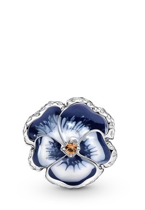 PANSY FLOWER - Talizman - silver coloured