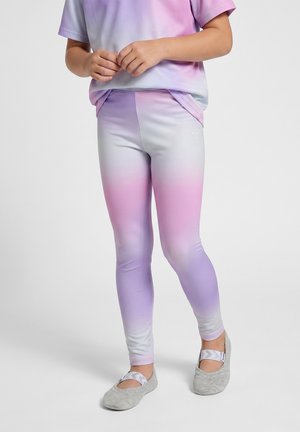 Hummel HUMMEL HMLJR GRADIENT GYM TIGHTS - Leggings - pastel lavender
