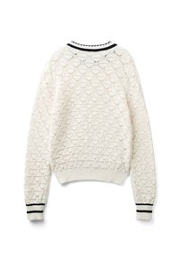 United Colors of Benetton Stickad tröja - off-white