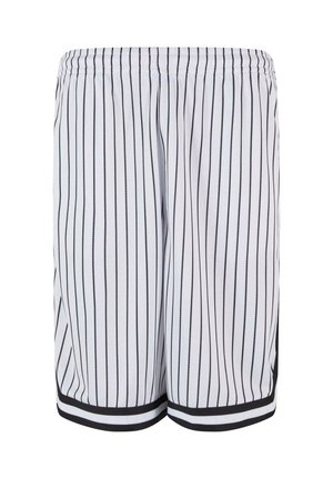 Urban Classics STRIPED - Shorts - white black