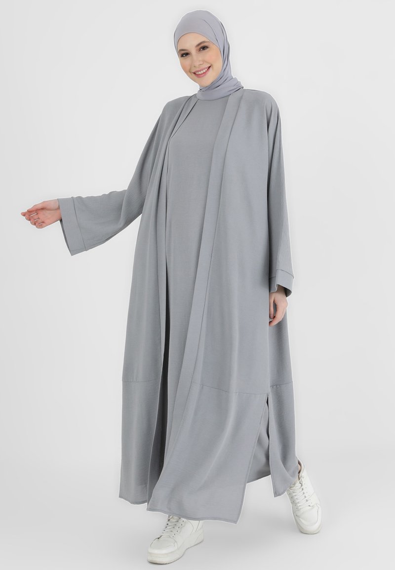 Modanisa CREW NECK - REFKA - Robe longue - grey/gris - ZALANDO.FR