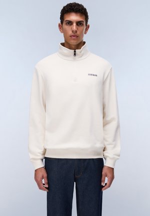 Napapijri SMALL BOX HZ - Φούτερ - beige dimity