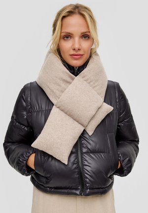 s.Oliver MIT STEPPUNG - Schal - sandfarben