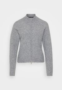 VMBANG HIGH NECK ZIP  - Kardigán - medium grey melange