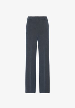 b.young, BYDANTA WIDE LEG - Nohavice - navy blazer melange