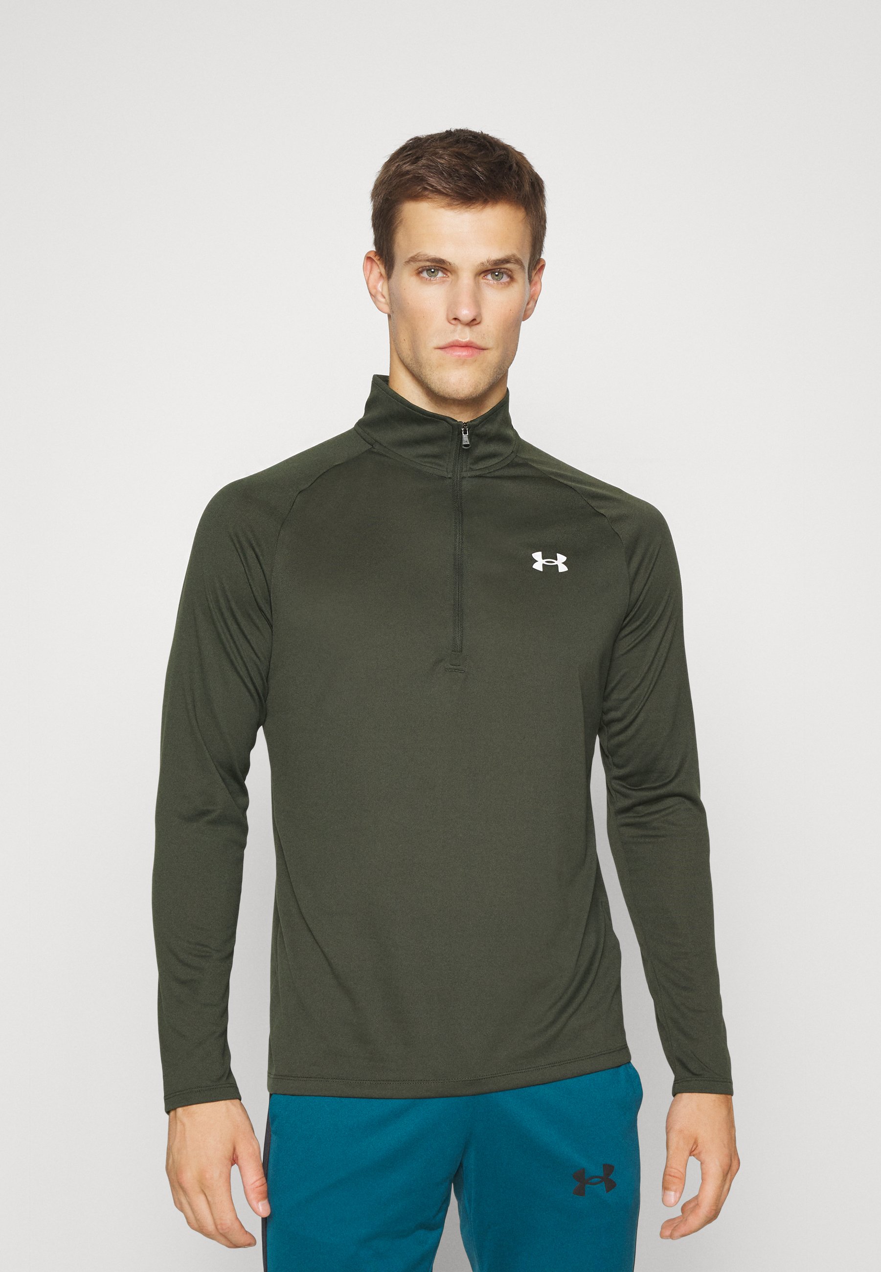 Green under armour half zip Clearance