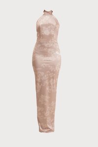 ABIGAIL HALTERNECK MAXI - Svečana odjeća - champagne