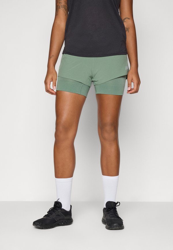 SHORT  - 2-in-1 shorts - dark juniper