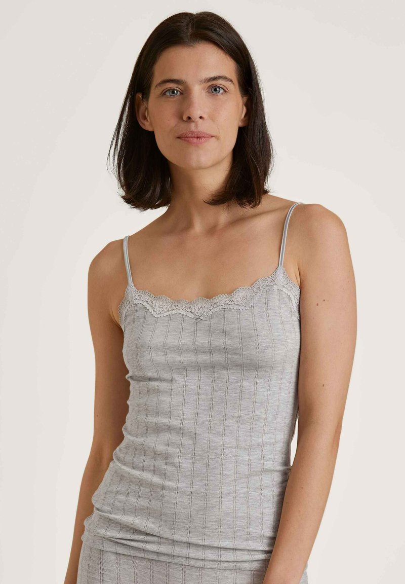 Calida SPAGHETTI - Maglietta intima - grey melange