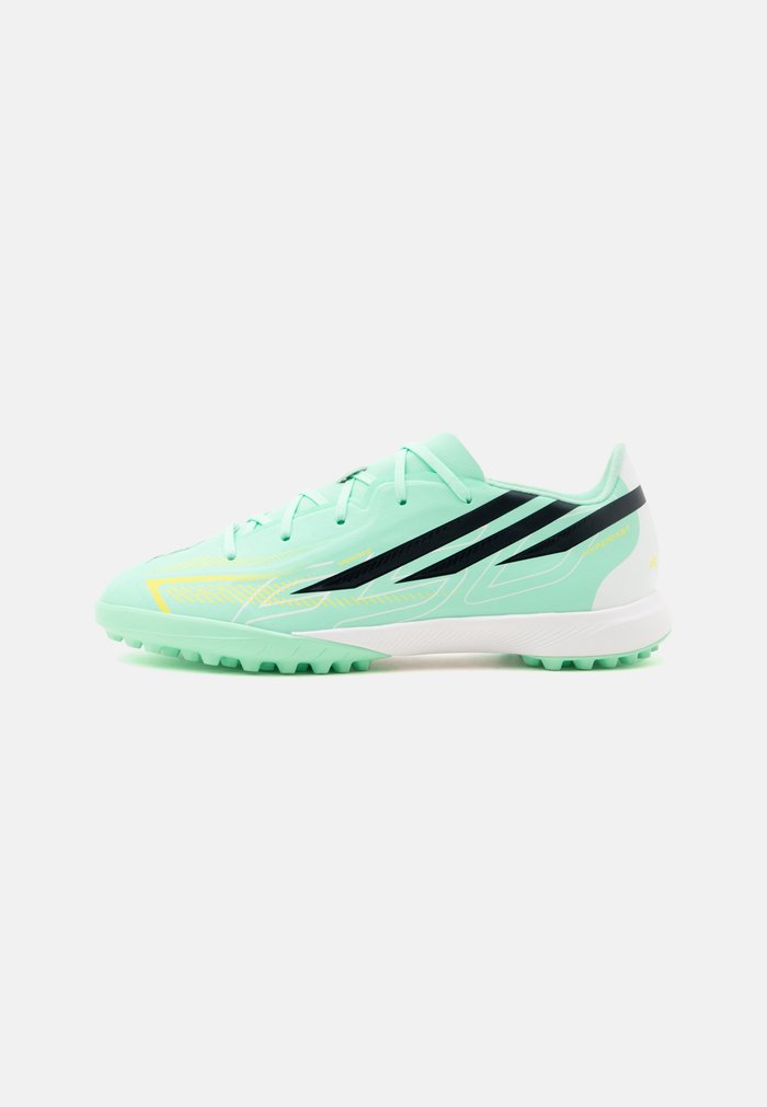 adidas F50 HYPERFAST LEAGUE TURF KIDS UNISEX - Turf football boots - pulse mint/night navy/solar lemon