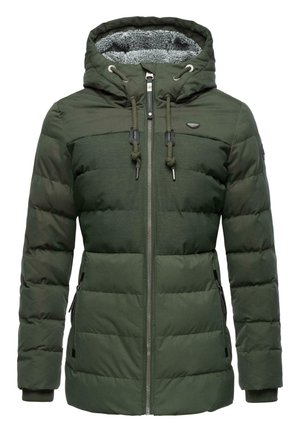 Winterjacke - dark olive