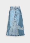 PAGO MIDI SKIRT - Jeansrock - blue denim