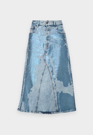 Diesel PAGO MIDI SKIRT - Jeansrock - blue denim