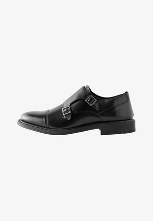 Next, REGULAR FIT - DOUBLE MONK SHOES - Business loafers - black