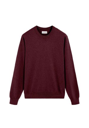 Scalpers, SCALPERS SCBASIC ROUND NECK TRICOT - Jersey de punto - burgundy