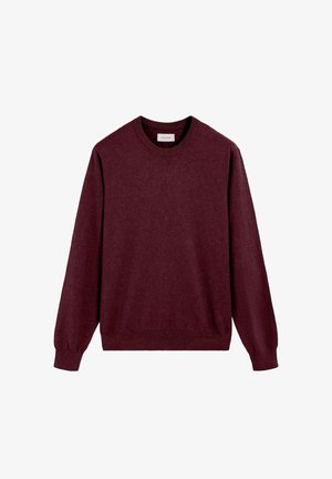 Scalpers, SCALPERS SCBASIC ROUND NECK TRICOT - Jersey de punto - burgundy