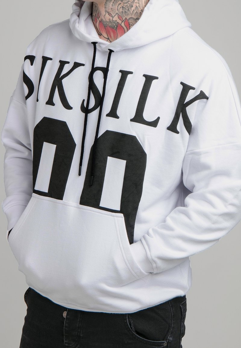 SIKSILK Felpa con cappuccio - grey