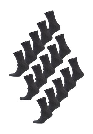 15-PACK PASST PERFEKT BEQUEME ALLTAGS - Socken - anthrazitmelange