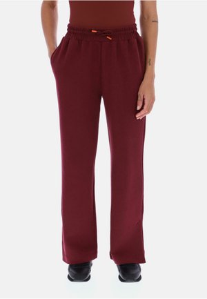 SIDE SLIT TRACK - Pantalones deportivos - tawny port