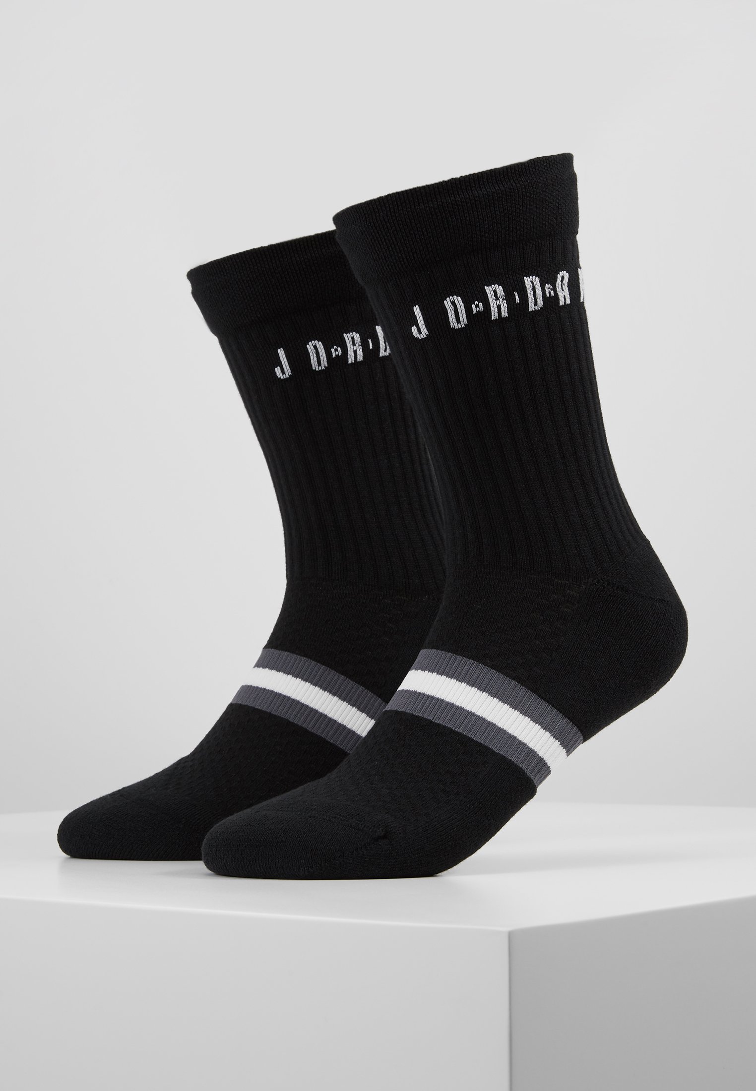 Jordan LEGACY CREW 2 PACK - Calze sportive - black/white/nero - Zalando.it