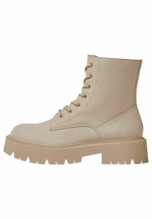 Snørestøvletter - off-white