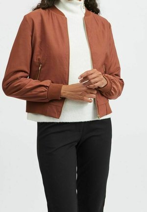 Bomberjacke - mottled brown