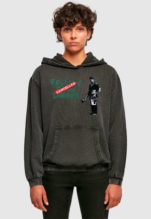 Merchcode BRANDALISED - FOLLOW YOUR DREAMS ACID WASHED - Huppari - black
