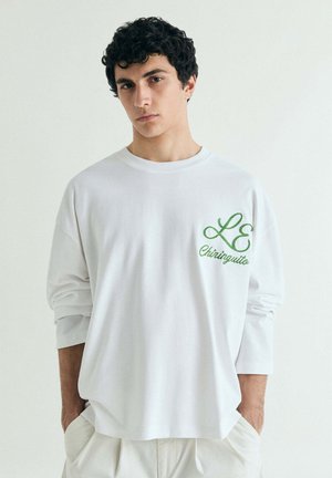 Scalpers, SCALPERS CHIRINGUITO BOXY LS TEE - Camiseta de manga larga - off white