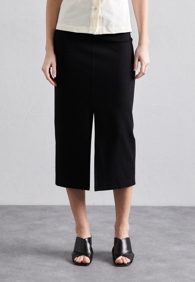 Filippa K - PENCIL SKIRT - Fustă tip creion - black, Extindeți