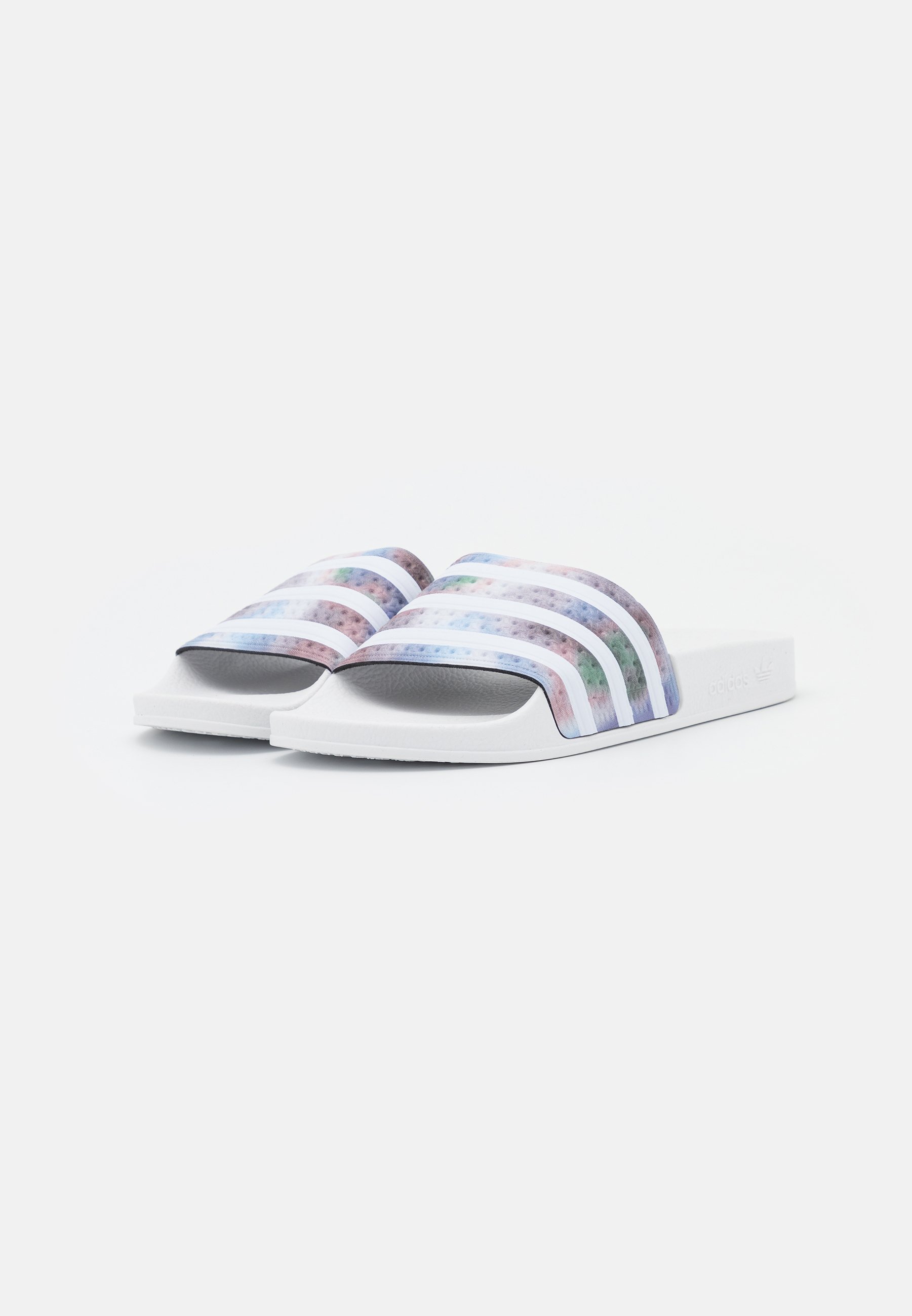 adidas Originals ADILETTE - Pantoletai - white/balta - Zalando.lt