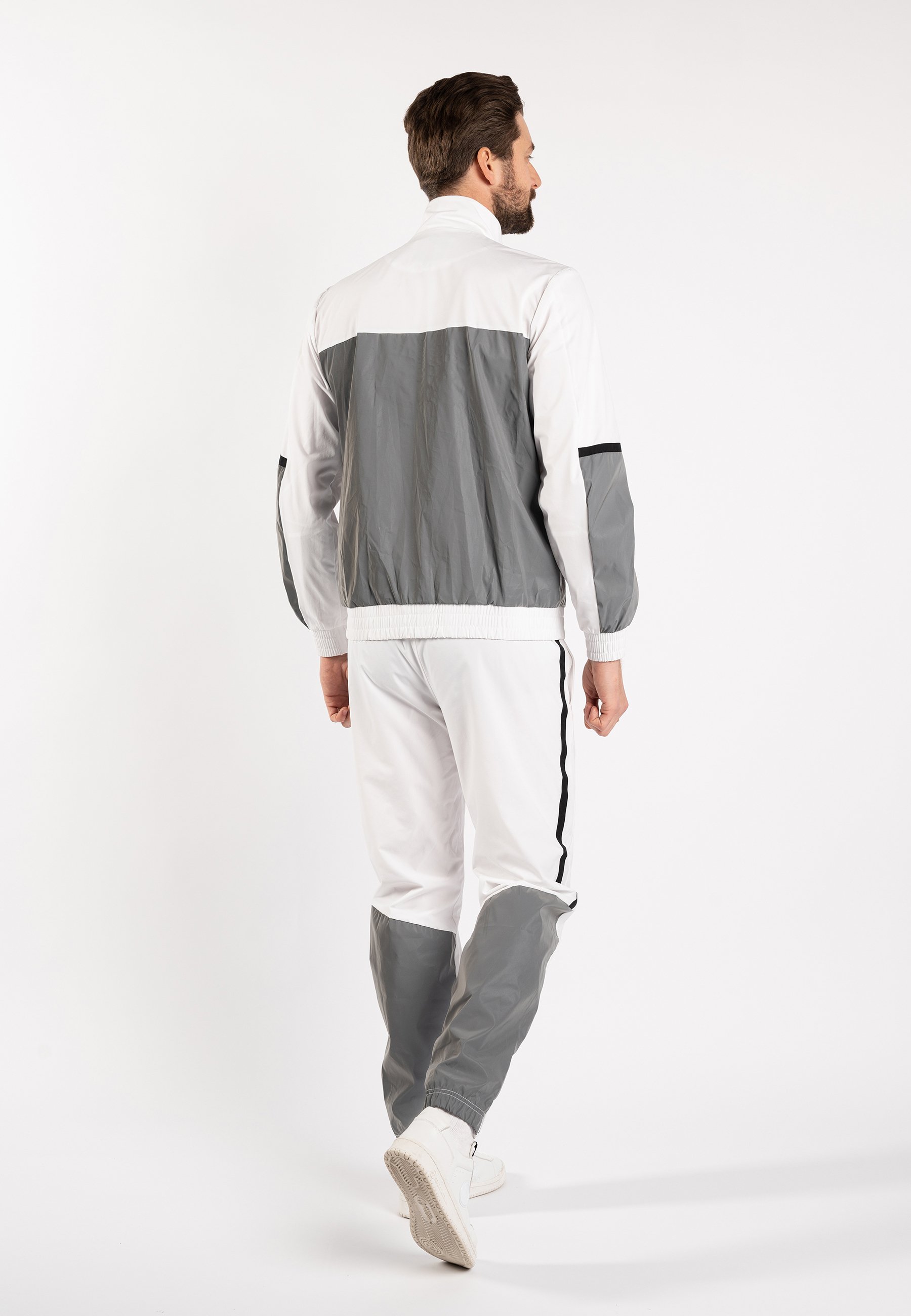 Sergio Tacchini Chándal - white reflective/blanco - Zalando.es