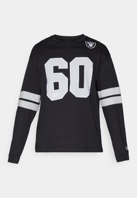 NFL LAS VEGAS RAIDERS LONG SLEEVE GRAPHIC TEE - Equipación de clubes - black