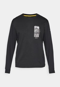 Adidas Terrex NATIONAL GEOGRAPHIC UNITEFIT GFX TEE LS - Tops ar garām piedurknēm - black