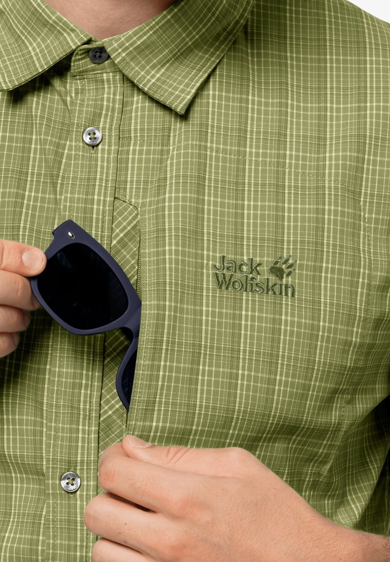 Herren Freizeithemden | Jack Wolfskin RAYS STRETCH VENT Hemd golden cypress checks/grün - UR84748 Herren Freizeithemden | Jack Wolfskin RAYS STRETCH VENT Hemd golden cypress checks/grün - UR84748