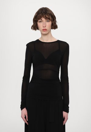 LONG SLEEVE SHIRT - Camiseta de manga larga - black