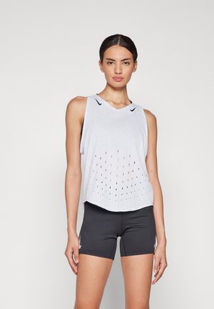 AEROSWIFT SINGLET - Topper - football grey/dark obsidian