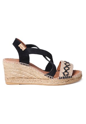 SUSA-BN - Sandaler m/ kilehæl - negre