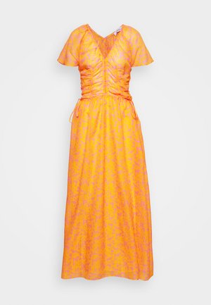 Maxi ruha - orange haze