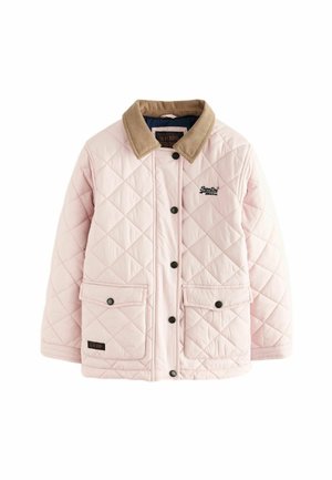 REGULAR FIT - QUILTED COLLARED - Talvejope - pink