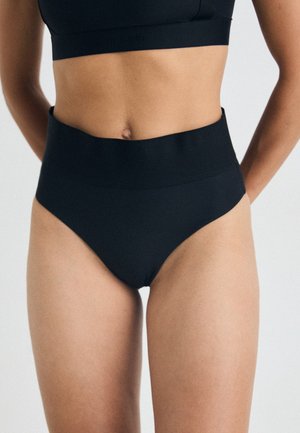 Calvin Klein Swimwear HIGH WAIST BIKINI - Bikini bottoms - black