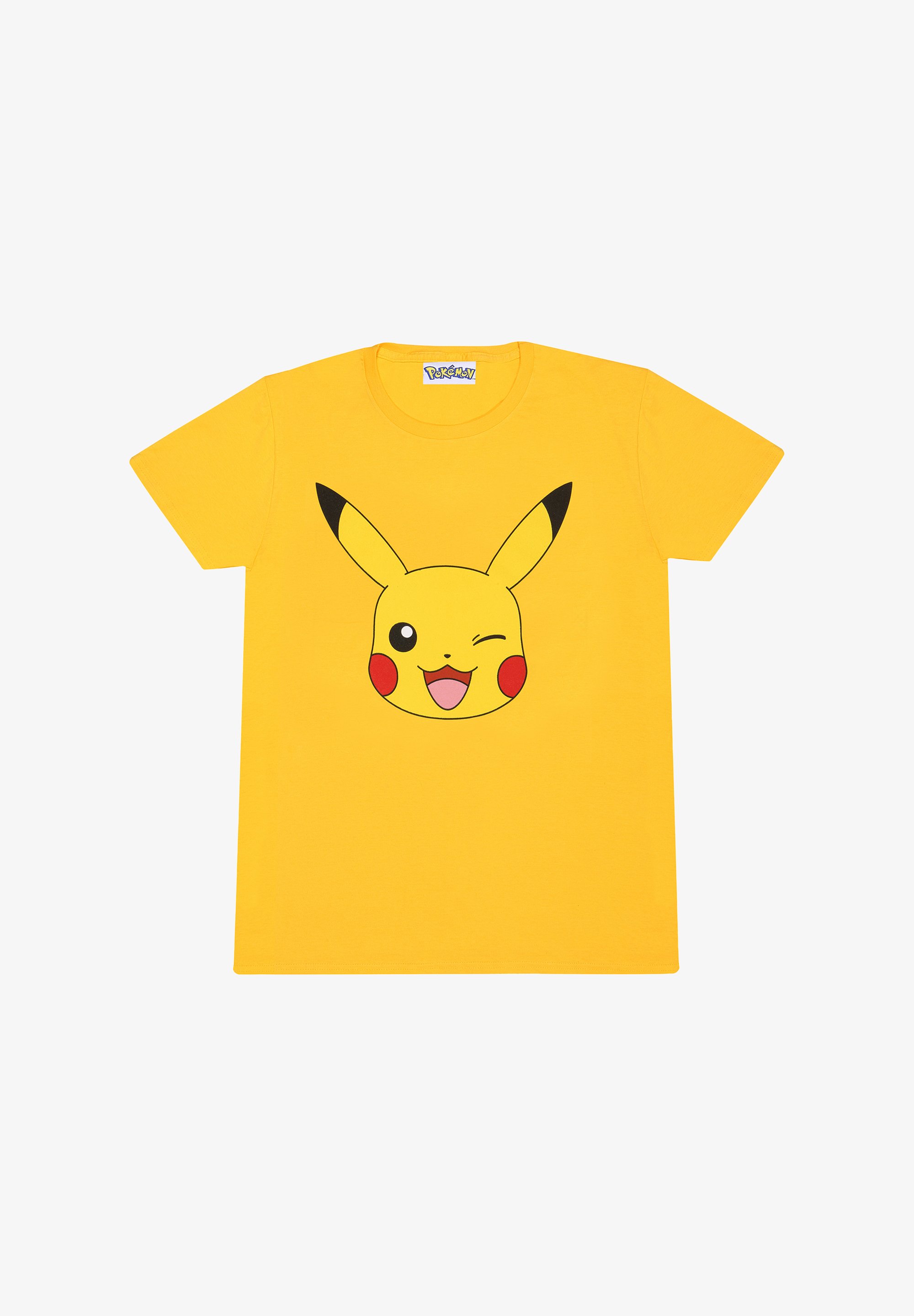 Pokemon POKÉMON PIKACHU FACE Print T-shirt yellow Zalando