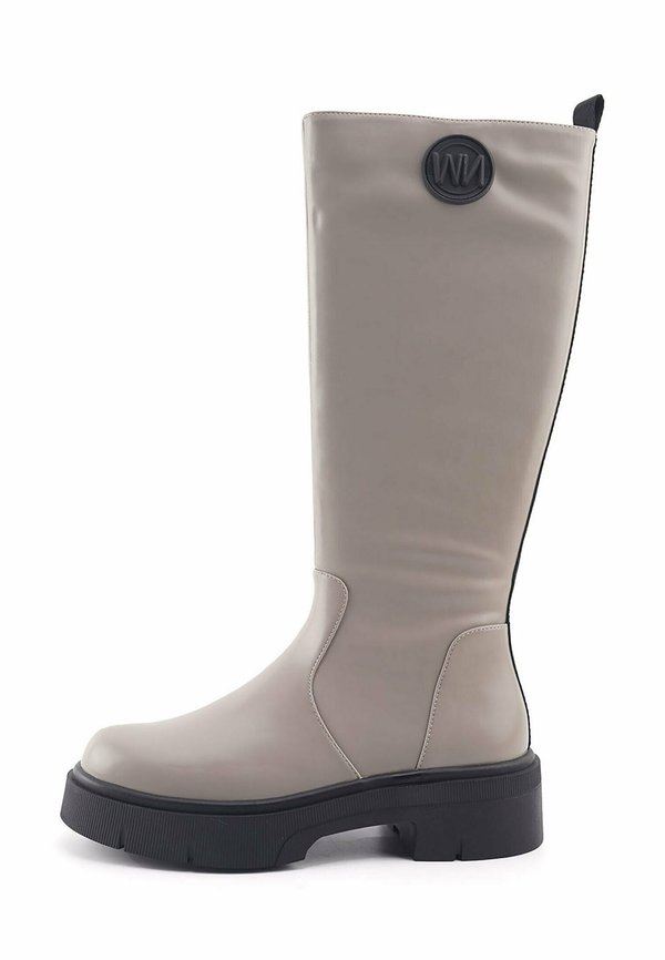 BASIC CASUAL THIGH B FORMINA 3PR - Plateaustiefel - gray