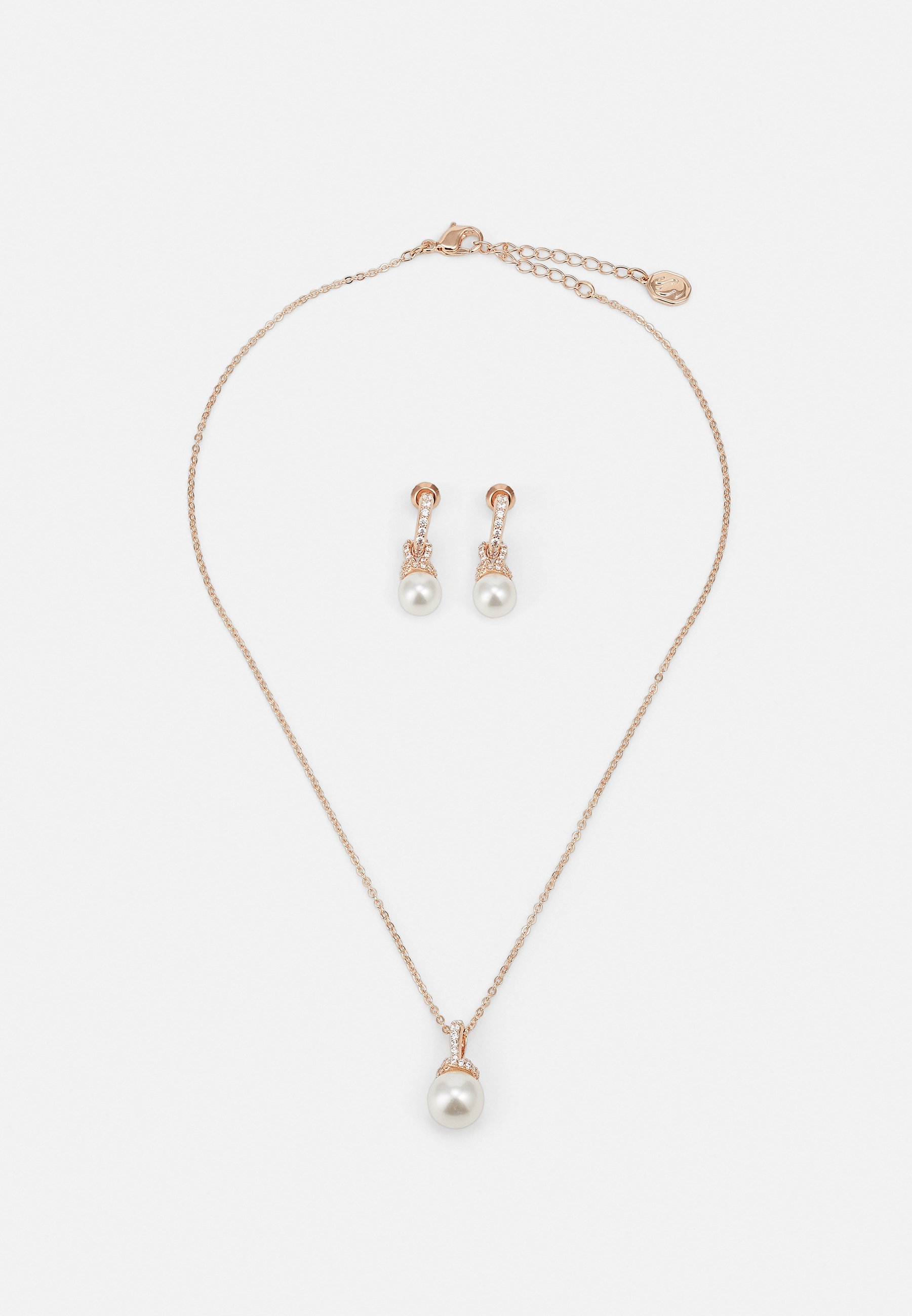 Swarovski ORIGINALLY SET Ohrringe rose gold-coloured/white