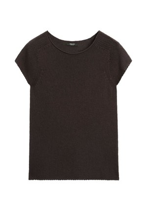 Massimo Dutti, T-shirt basique - dark brown