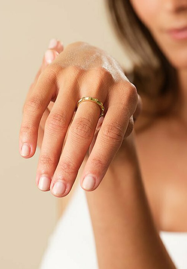 Ring - gelbgoldfarben