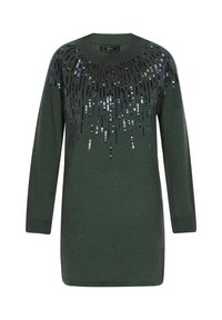 Vestido de punto - dunkelgrün