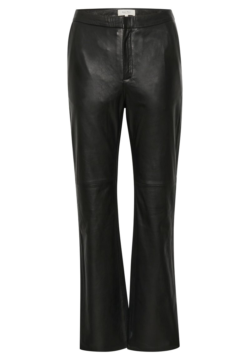 Part Two Leren broek zwart